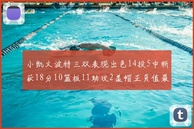 小凯文波特三双表现出色14投5中斩获18分10篮板11助攻2盖帽正负值最高